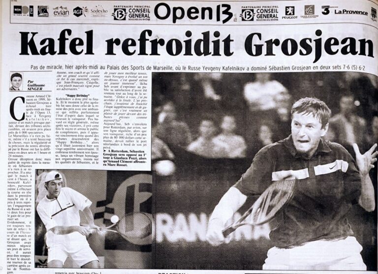 2001 : Kafelnikov, briseur de rêves